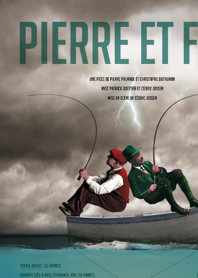 Pierre et fils de Pierre Palmade et Christophe Duthuron. Jeu de la compagnie Catharsis avec Patrick Goettier et Cédric Jossen (également mise en scène). Pièce qui se joue encore actuellement en tournée.